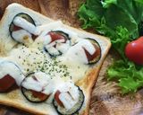 下田なすチーズトースト作り方3写真