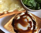 目玉焼きトースト作り方6写真