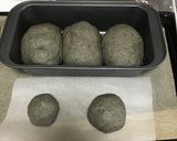 黒ごまの手ごねパン作り方18写真
