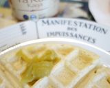 バターも砂糖も不使用の全粒粉豆乳ワッフル作り方8写真