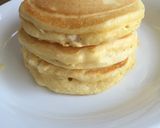チーズソースたっぷり♡スフレパンケーキ♡作り方13写真