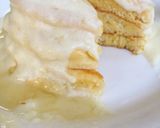 チーズソースたっぷり♡スフレパンケーキ♡作り方15写真