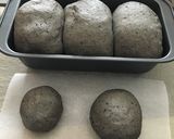 黒ごまの手ごねパン作り方20写真