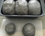黒ごまの手ごねパン作り方21写真
