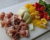 ストウブde鶏肉のトマト煮♪作り方1写真