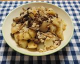 キヌア入り！塩キノコジャーマンポテト作り方5写真