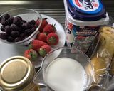 ベリーベリーヨーグルトスムージー☆作り方1写真