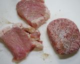 簡単！ギュッと豚ひき肉のとんかつもどき作り方1写真