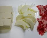 初めてでも簡単♪基本の肉豆腐(つゆだく)作り方1写真