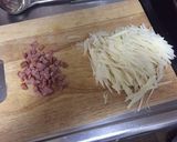 簡単おつまみ☆ポテトのピザ風ガレット作り方3写真