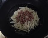 簡単おつまみ☆ポテトのピザ風ガレット作り方4写真
