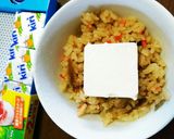 炊き込みご飯にちょい足し☆クリチおかか♡作り方2写真