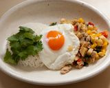 ココナッツオイルを使った ガパオライス作り方7写真