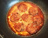 ☆簡単!冷食トマト煮込みミニハンバーグ☆作り方3写真