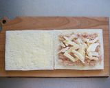 簡単ホットサンド☆ツナにはわさびだら！作り方3写真