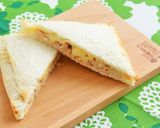 簡単ホットサンド☆ツナにはわさびだら！作り方5写真