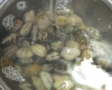 アサリのアヒージョ：白ワイン蒸しのパスタ作り方8写真