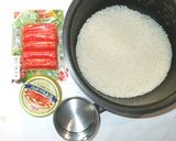 カニの炊き込みご飯♪カニ缶カニカマご飯作り方1写真