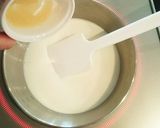 簡単おやつ✾苺のふんわり～ミルクプリン作り方3写真