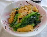 小松菜と油揚げの炒め物♪作り方5写真