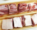 豚バラ肉ブロックと大根の味噌煮込み作り方1写真