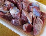 砂肝の塩コショウ炒め♪作り方1写真