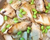 ぶりと枝豆の土鍋ごはん♪作り方6写真