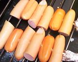 スモークチーズとウインナー串焼き作り方2写真
