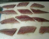 サンマの梅しそ揚げ作り方1写真