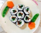 ほうれん草とくぎ煮の海苔巻き作り方10写真