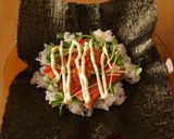 おにぎらずし☆手巻きずし味「おにぎらず」作り方4写真