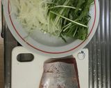 ぶりの冷しゃぶサラダ作り方1写真