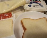 ラーマ＆かねふくの明太子マヨトースト♪作り方1写真