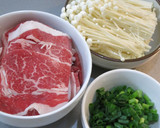 牛肉とえのき茸のオイスターソース炒め作り方1写真