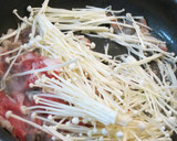 牛肉とえのき茸のオイスターソース炒め作り方3写真