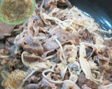 牛肉とえのき茸のオイスターソース炒め作り方4写真