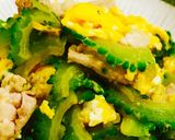 ゴーヤと豚肉の中華炒め❤️作り方4写真