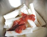山芋の梅肉和え作り方1写真