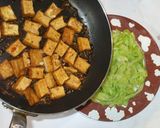 厚揚げ・春キャベツ・生姜ソースの炒め物作り方6写真