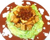 厚揚げ・春キャベツ・生姜ソースの炒め物作り方8写真