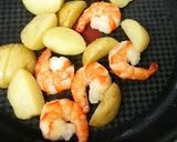 新じゃが入り❀和風エビマヨ作り方4写真