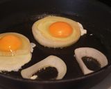 新玉ねぎと卵のオープントースト作り方6写真