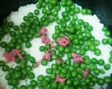 ♪おこわ♪桜とグリーンピース作り方5写真