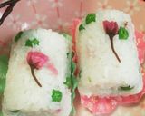 ♪おこわ♪桜とグリーンピース作り方7写真