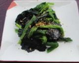 青菜（春菊）の磯辺和え作り方4写真