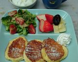 ふわふわスフレパンケーキ(ヨーグルト味)作り方14写真