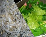 韓国風のほうれん草と豆モヤシﾅﾑﾙ✨作り方1写真