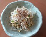 韓国風のほうれん草と豆モヤシﾅﾑﾙ✨作り方3写真