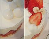 苺のヨーグルトケーキ✾フレジェ風作り方15写真