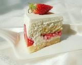 苺のヨーグルトケーキ✾フレジェ風作り方17写真